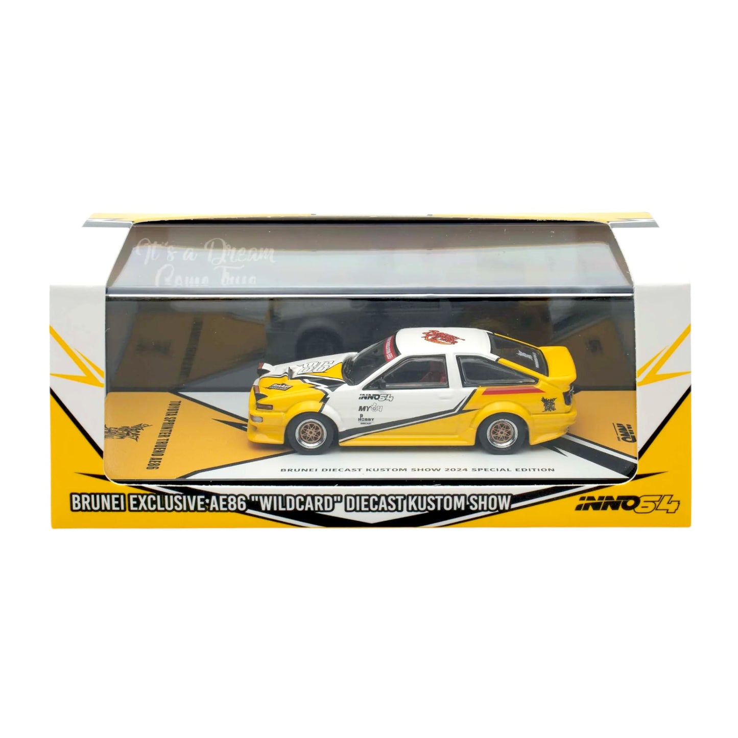INNO64 - Toyota Sprinter Trueno AE86 *Brunei Diecast Kustom Show 2024* - IN64-AE86T-BDKS24