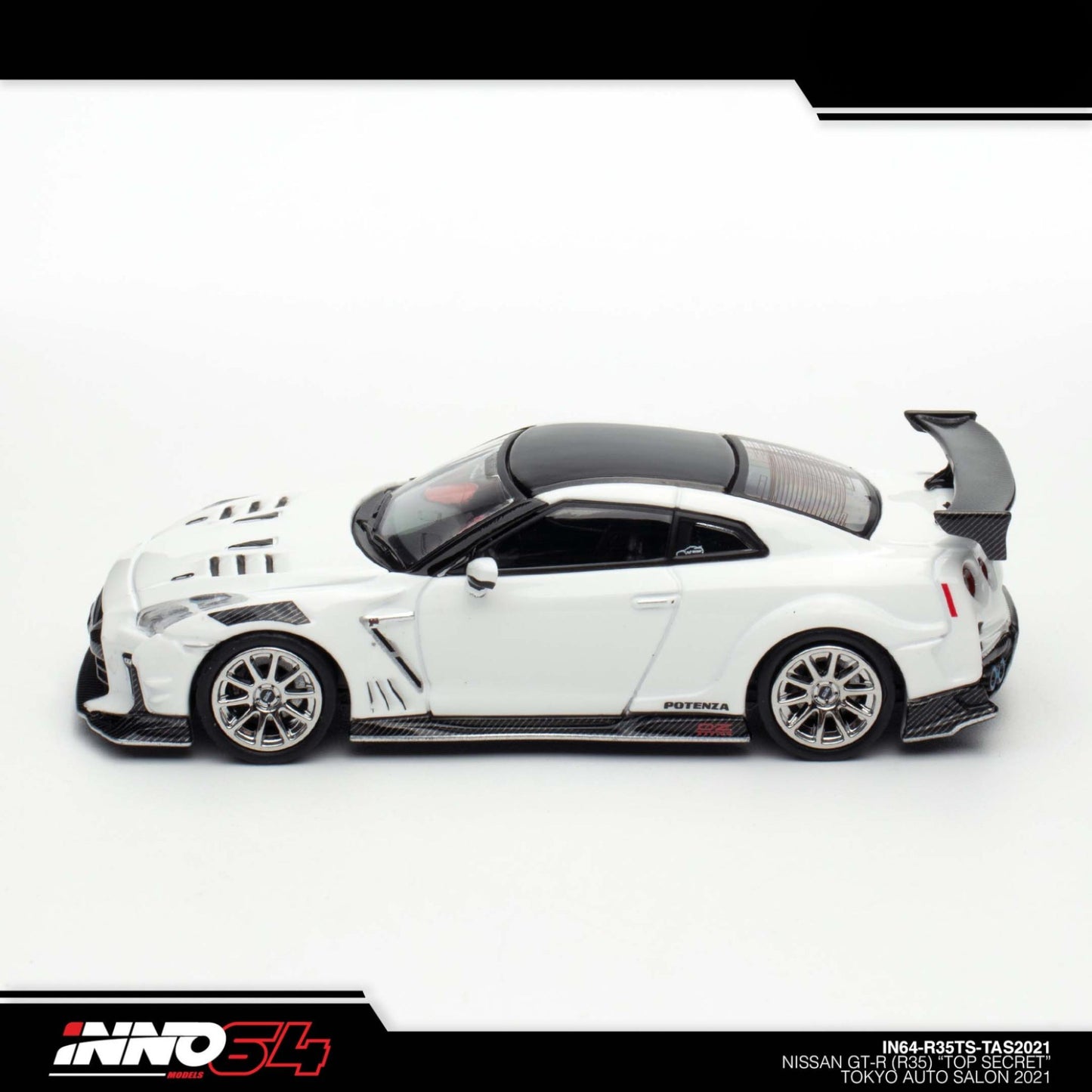 INNO64 - NISSAN GT-R (R35) "TOP SECRET" Tokyo Auto Salon 2021 - IN64-R35TS-TAS2021