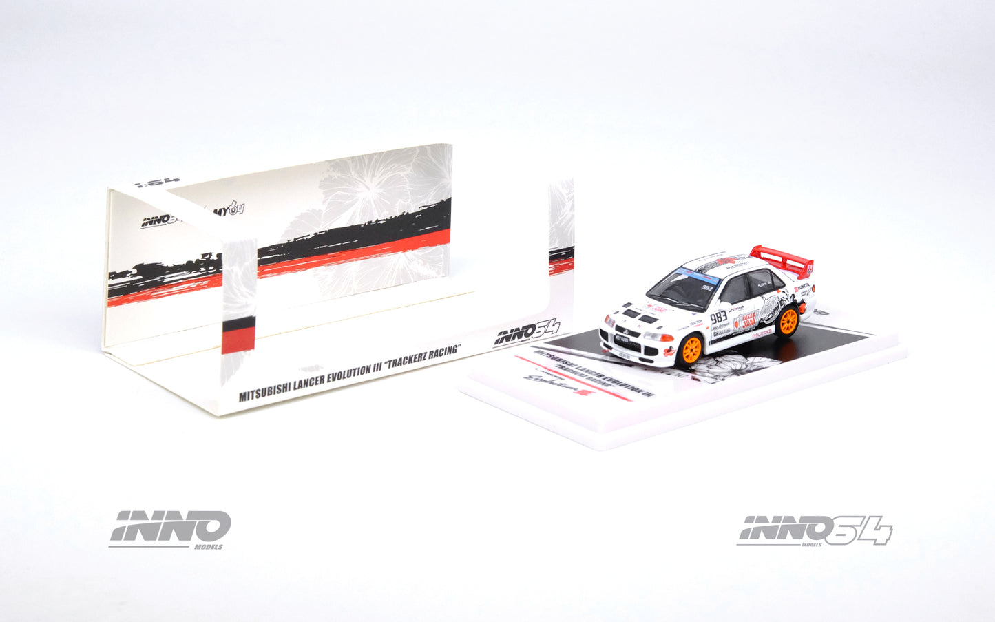 INNO64 - Mitsubishi Lancer EVO III #983 *Trackerz Racing* - 1:64 - IN64-EVOIII-Trackerz