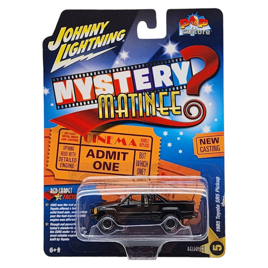 Johnny Lightning - 1985 Toyota SR5 Pickup *Mystery Matinee*, black - 1:64 - JLSP374