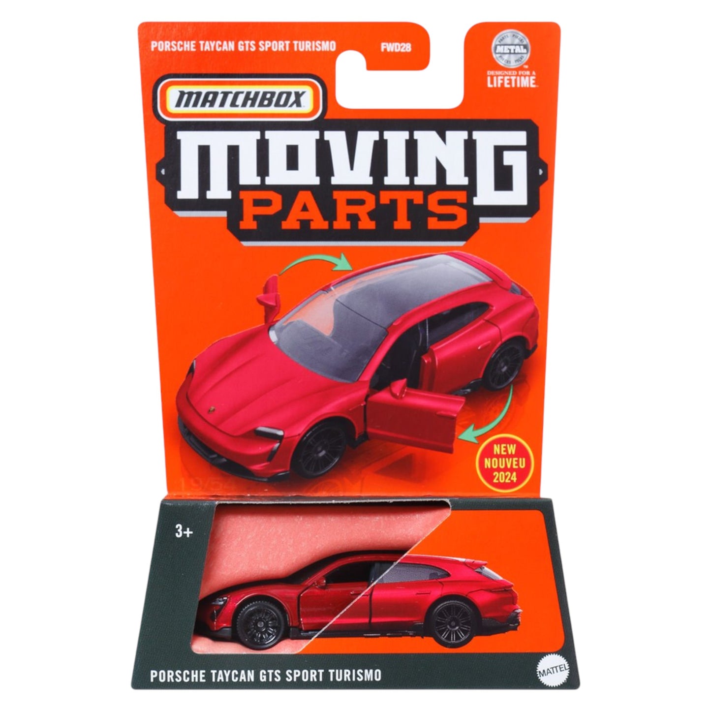 Matchbox 2024 - Moving Parts - Porsche Taycan GTS Sport Turismo - HVM84 - 1:64