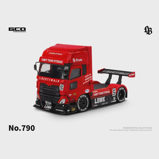 GCD - Pre-Order - UD Quon 2022 -Super Silhouettte Red/Black (RHD) - LBWK - KS-099-790