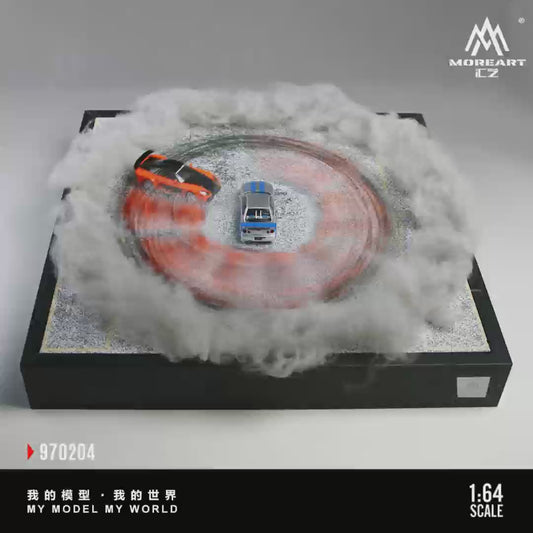 MoreArt - Pre-Order - Car Drift Turntable Scene Model 01 - Diorama - MO970204