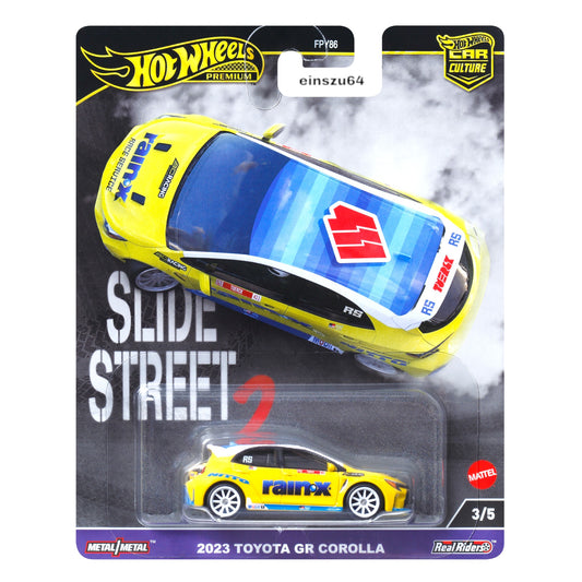 Hot Wheels 2024 - Slide Street - 2023 Toyota GR Corolla - HKC82