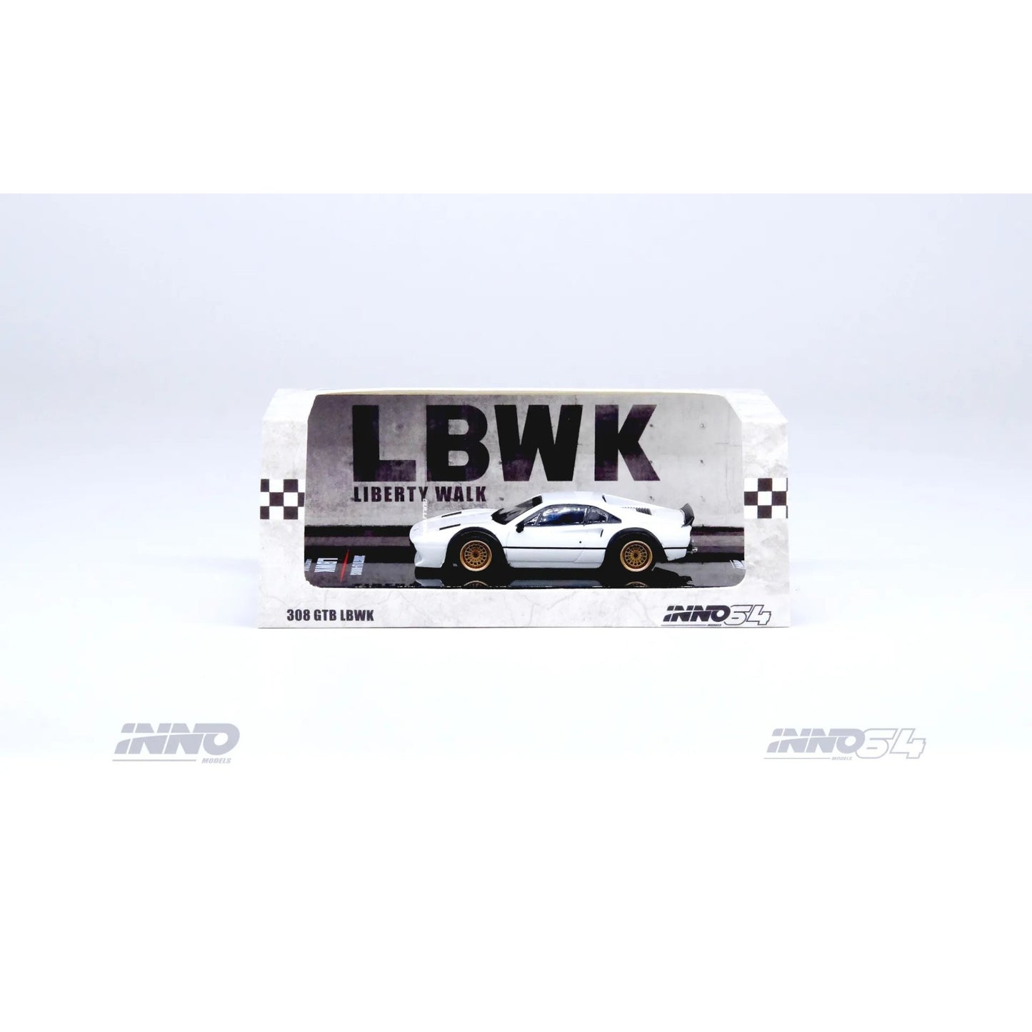INNO64 - LBWK Ferrari 308 GTB White - IN64-LBWK308-WHI - 1:64