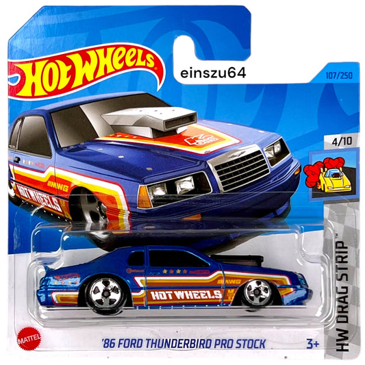 Hot Wheels 2023 - ´86 Ford Thunderbird Pro Stock - Drag Stripe 4/10- HKH32 - 107/250