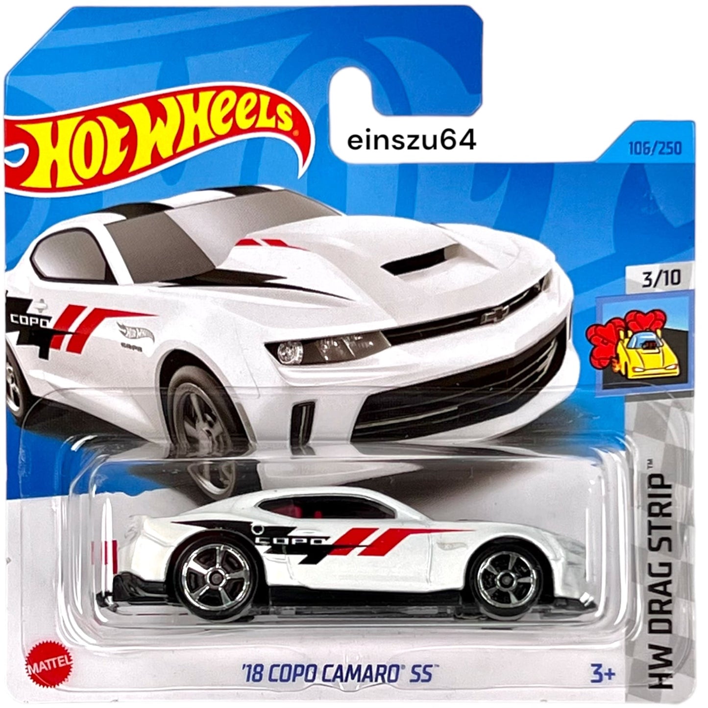 Hot Wheels 2023 - ´18 Copo Camaro SS - Drag Stripe 3/10 - HKH28 - 106/250 - 1:64