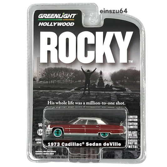 Greenlight - 1973 Cadillac DeVille Sedan - Rocky - 44950-A Green Machine - 1:64