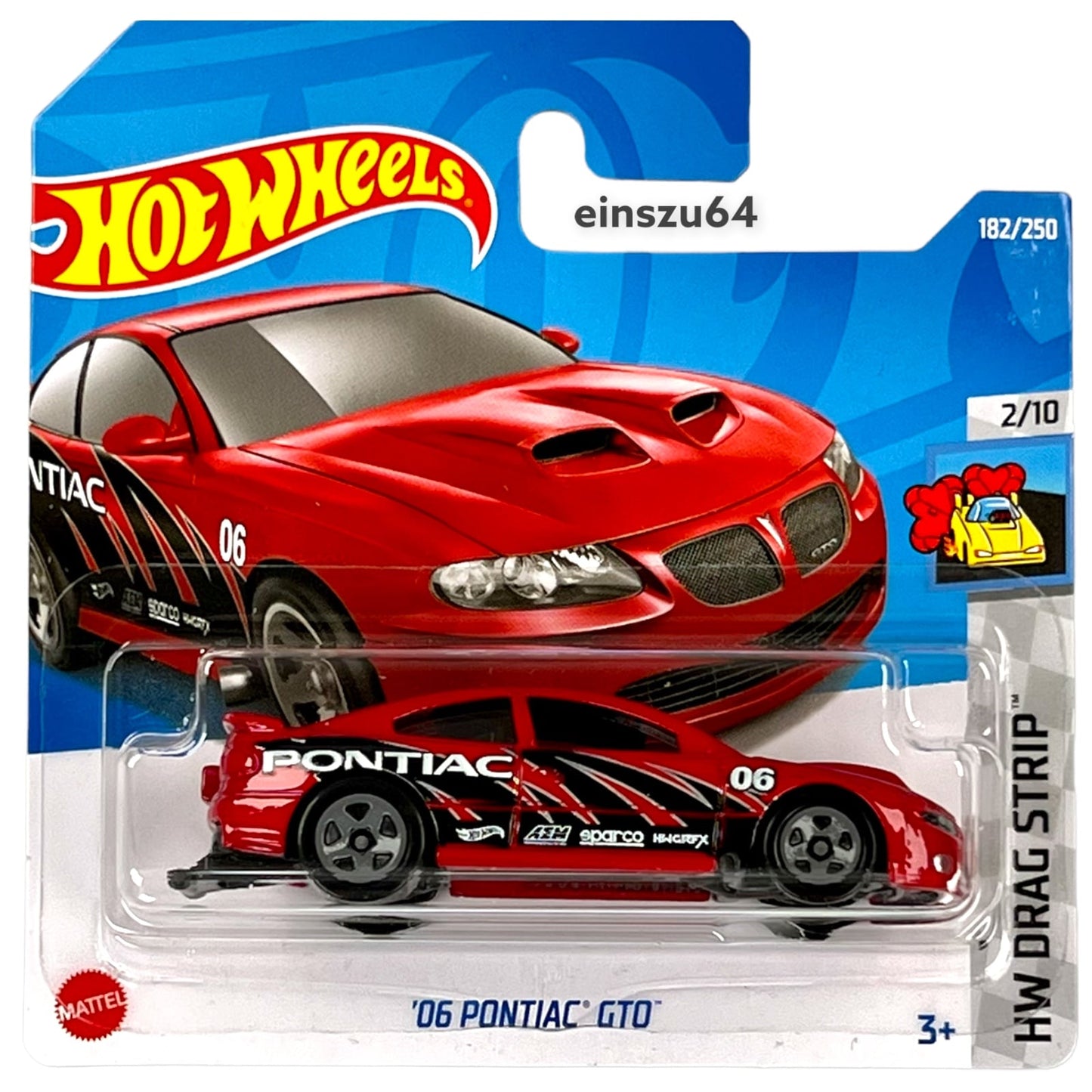 Hot Wheels 2022 - ´06 Pontiac GTO - Drag Strip 2/10- HCT74 - 182/250 - 1:64