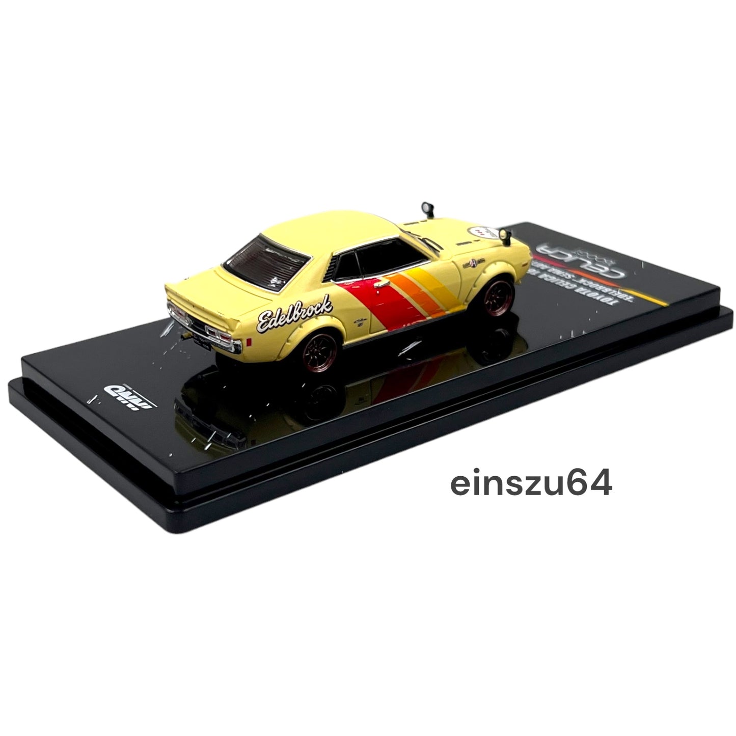 INNO64 - 2019 Toyota Celica 1600GT TA22 *Edelbrock* - IN64-1600GT-SEMA19 - 1:64