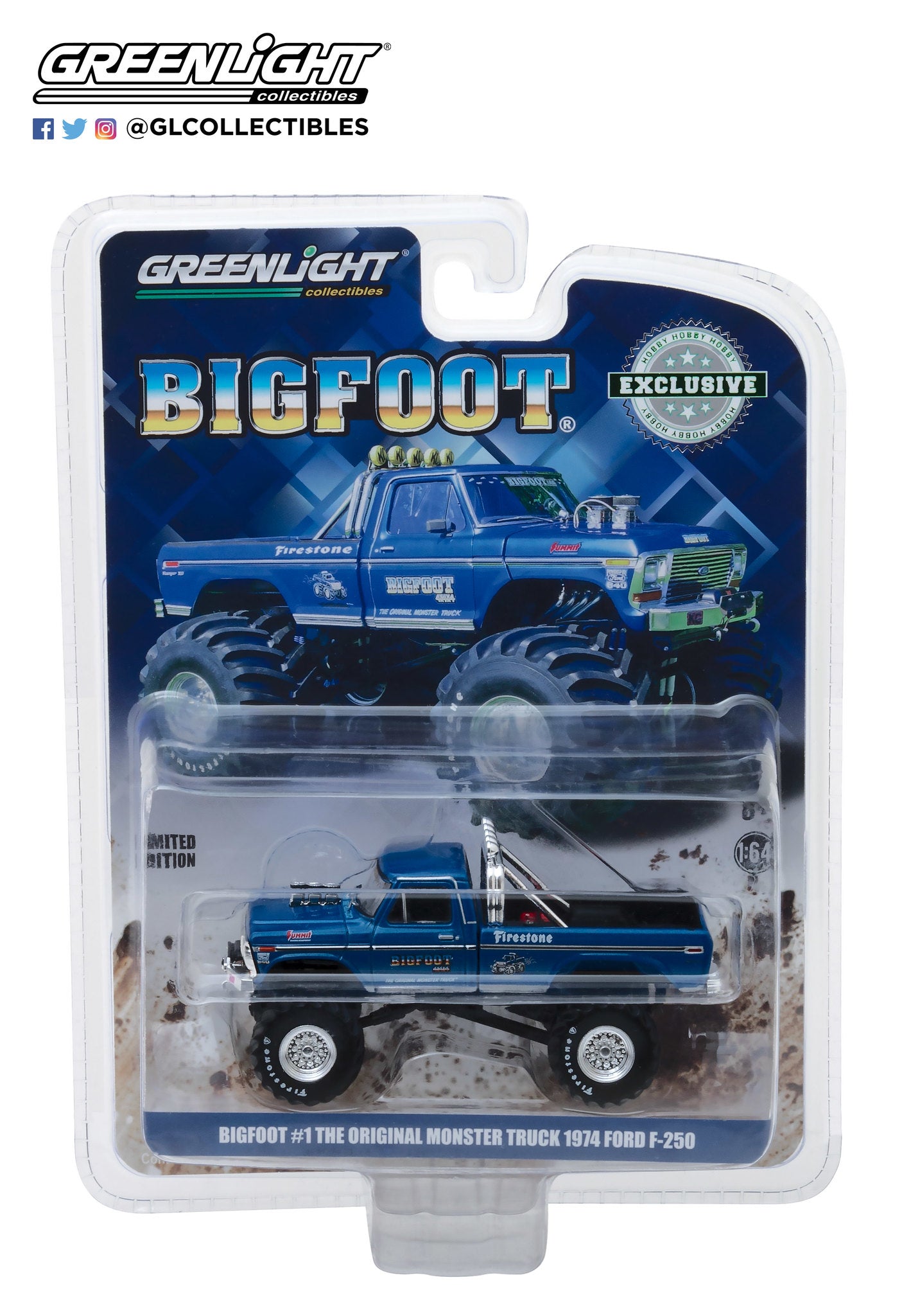 Greenlight - Bigfoot Monster Truck Ford F-250 - 29934 - 1:64 - Hobby Exclusive