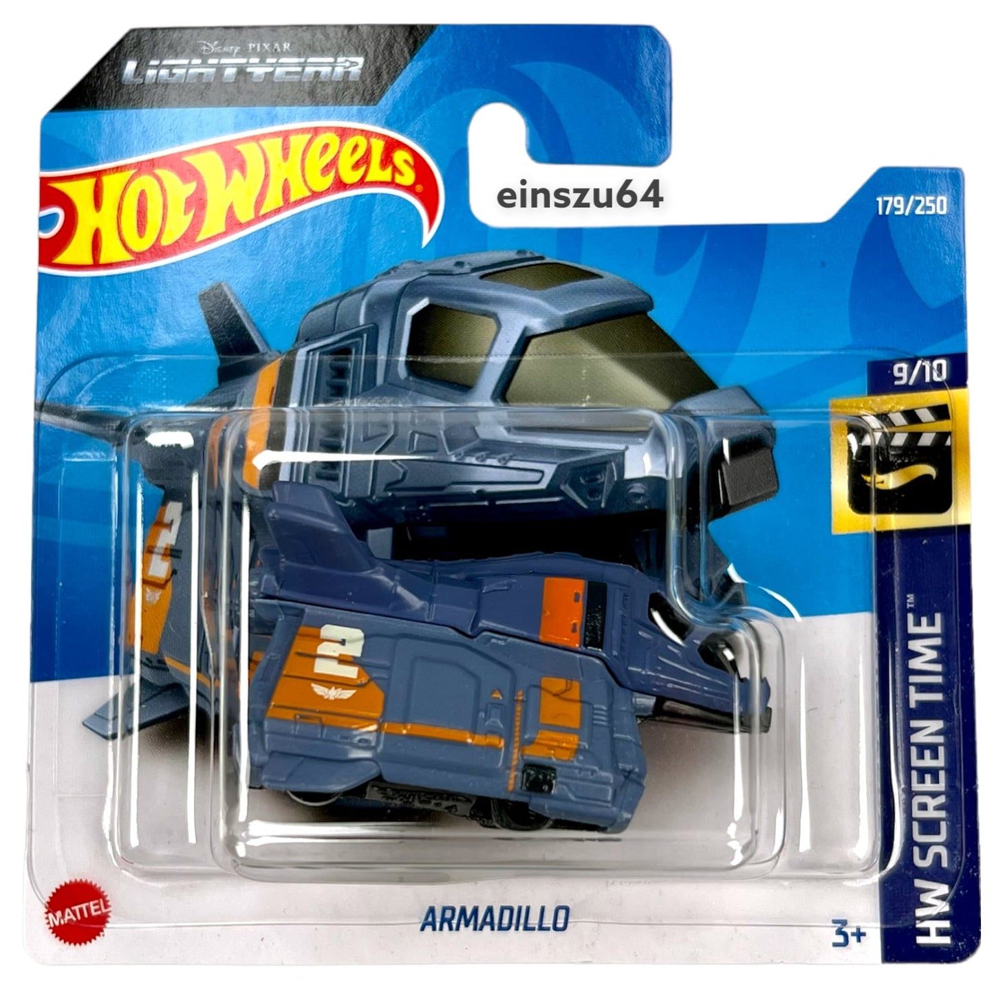 Hot Wheels 2022 - Armadillo - Screen Time 9/10 - HCT14 - 179/250 - Disney Pixar