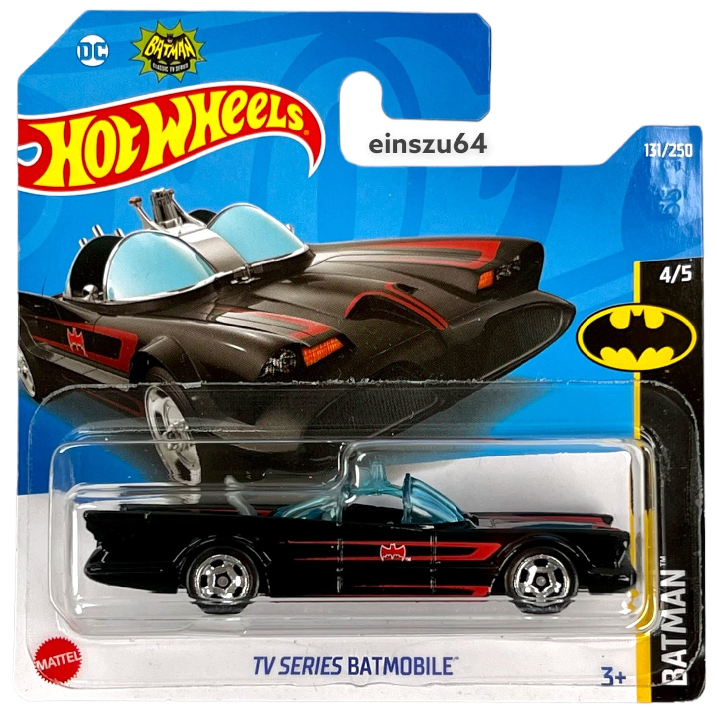 Hot Wheels 2022 - TV Series Batmobile - Batman 4/5 - HCV64 - 131/250