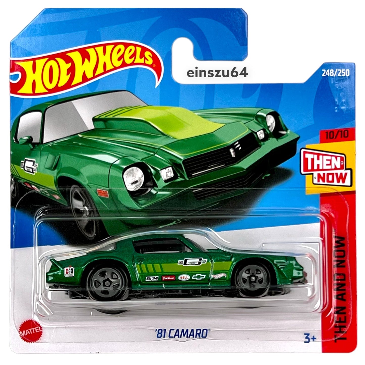 Hot Wheels 2022 - ´81 Camaro - Then and Now 10/10 - HCV81 - 248/250 - 1:64