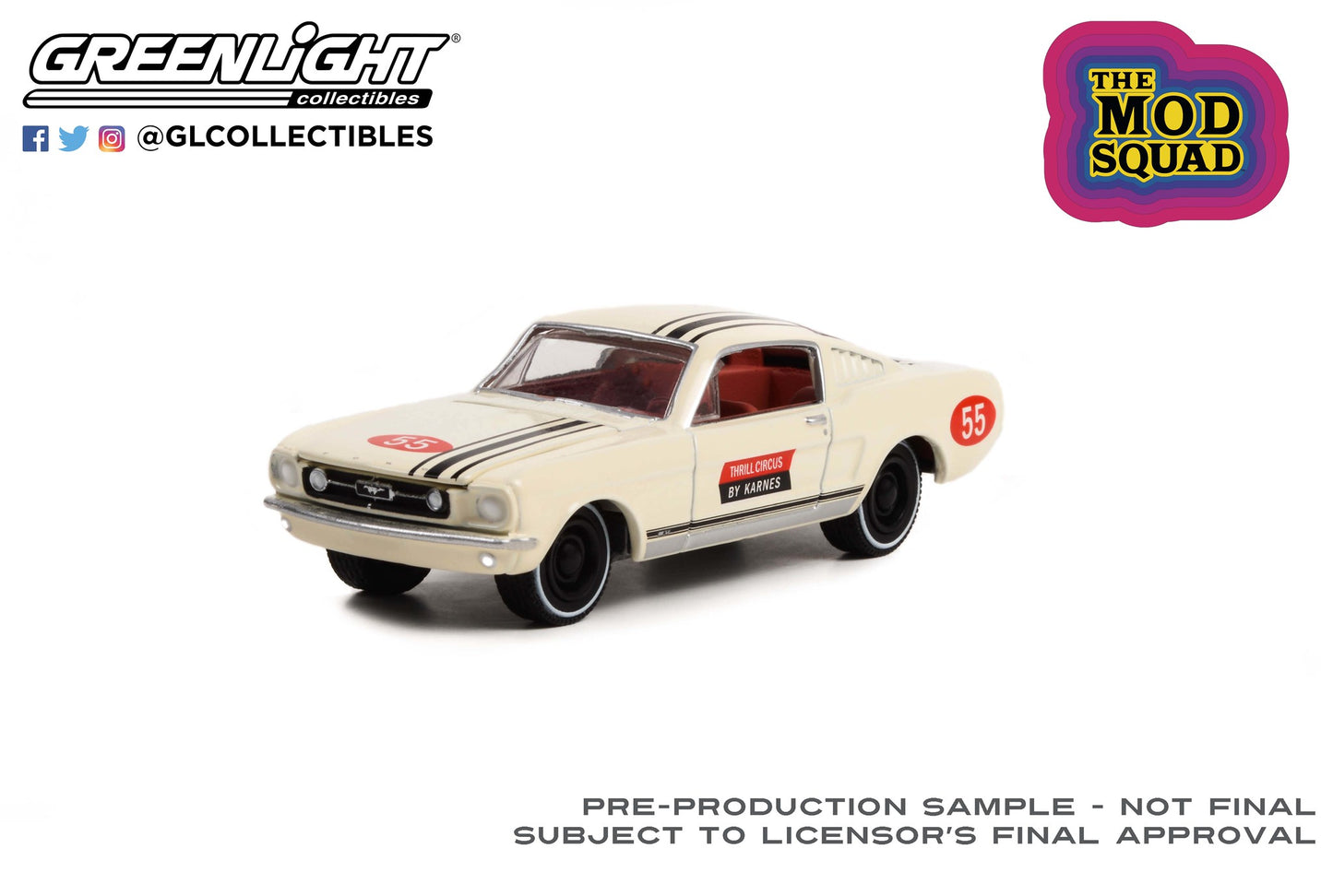 Greenlight - 1967 Ford Mustang - The Mod Squad - 44960-A - 1:64 - Hollywood 36