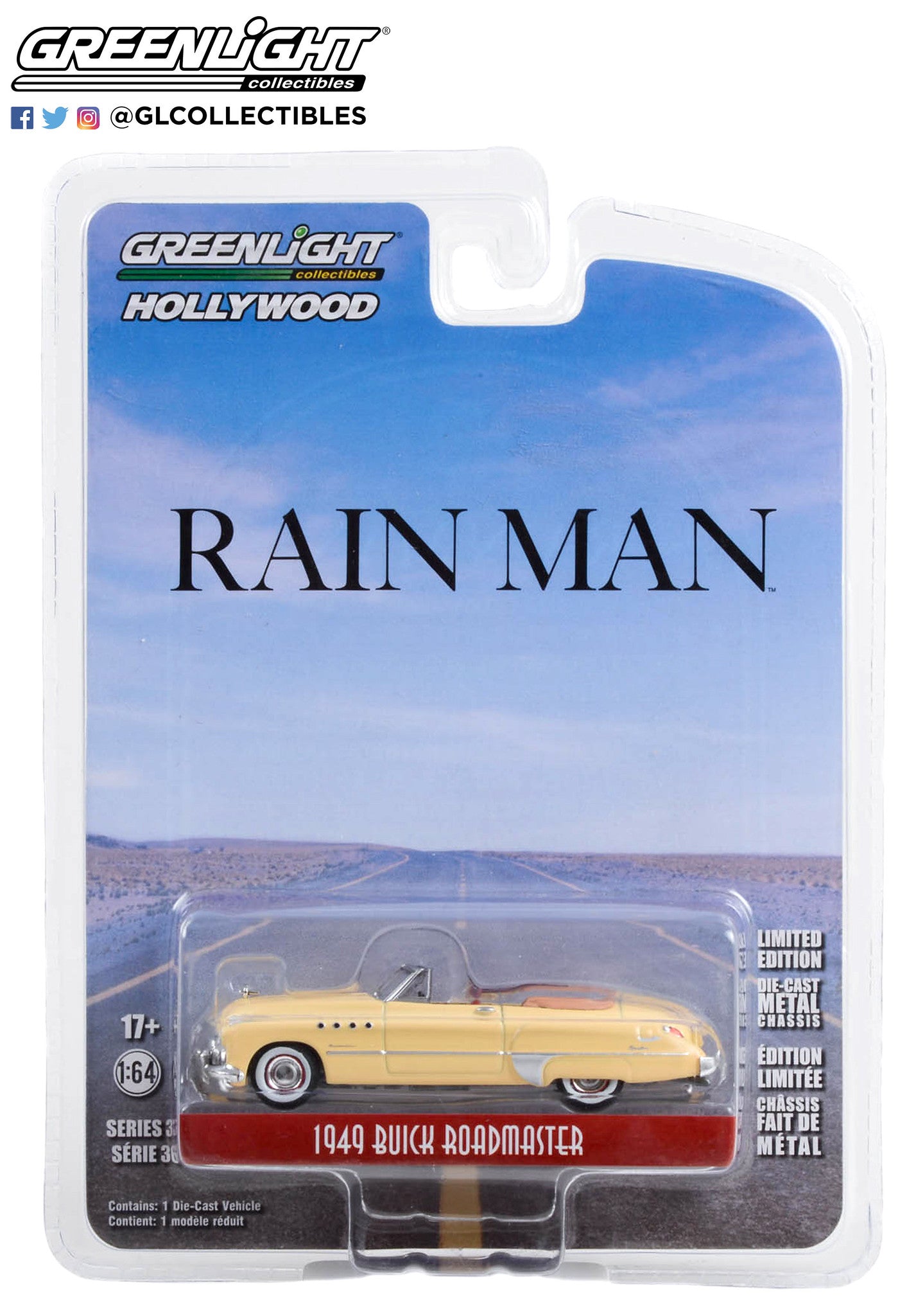 Greenlight - 1949 Buick Roadmaster - Rain Man - 44960-C - 1:64 - Hollywood 36
