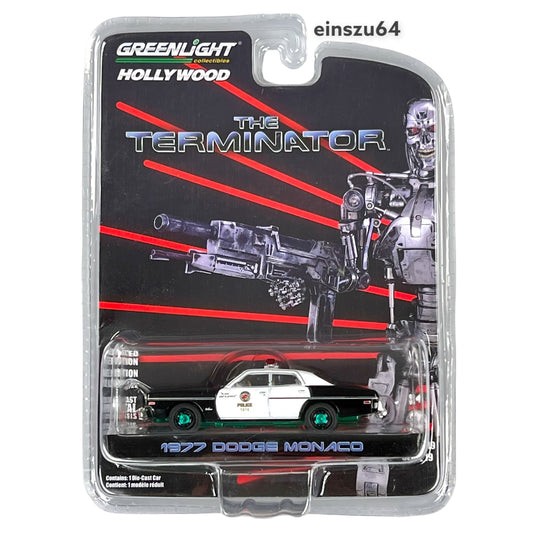 Greenlight - 1977 Dodge Monaco The Terminator - Green Machine - 44790-C - 1:64