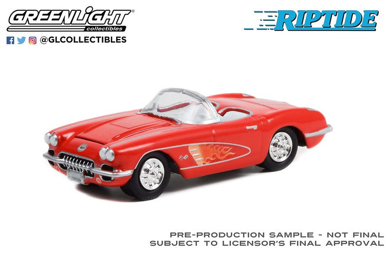 Greenlight - 1960 Chevrolet Corvette C1 - Riptide - 44940-B - 1:64 - Hollywood 34