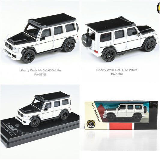 Para64 - Mercedes-AMG G63 White Liberty Walk - PA-55161 (LHD) - 1:64
