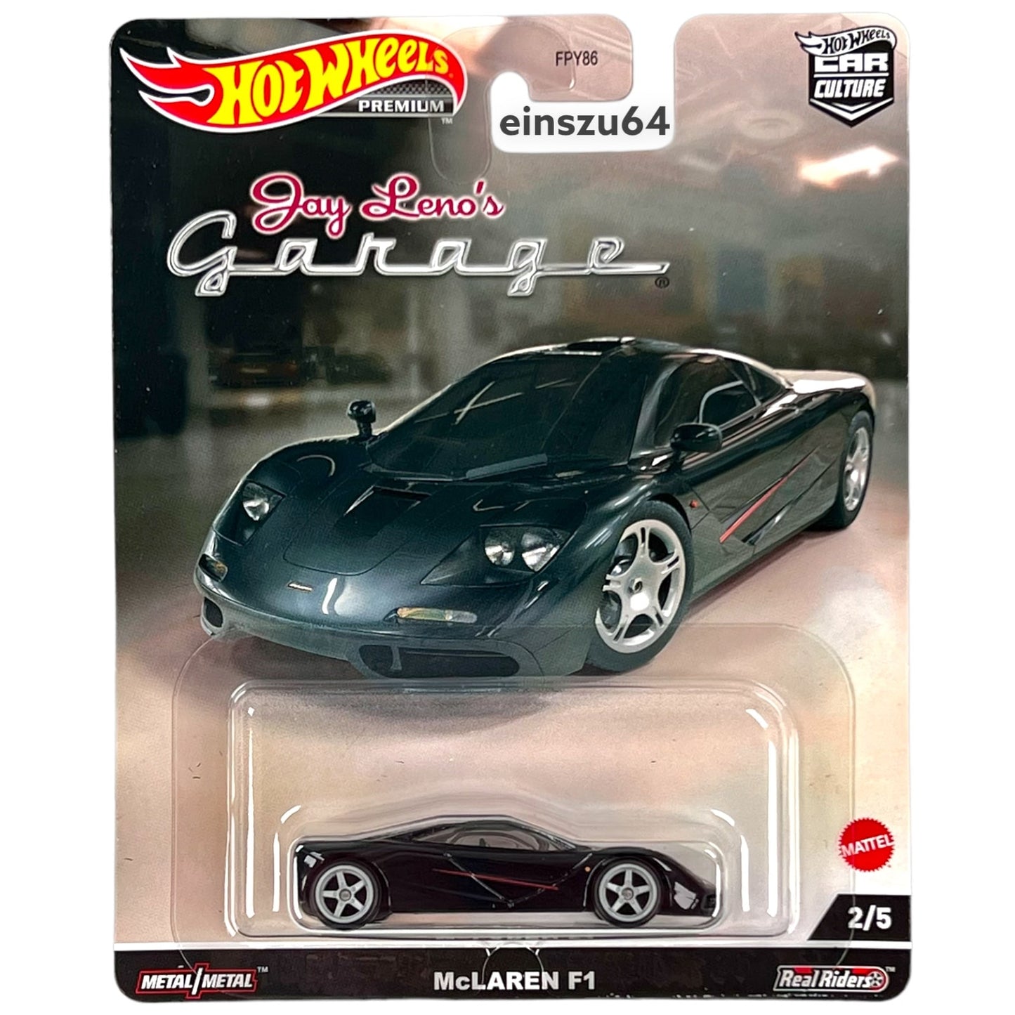 Hot Wheels 2022 - Jay Leno´s Garage - McLaren F1 - HCK08 - 1:64