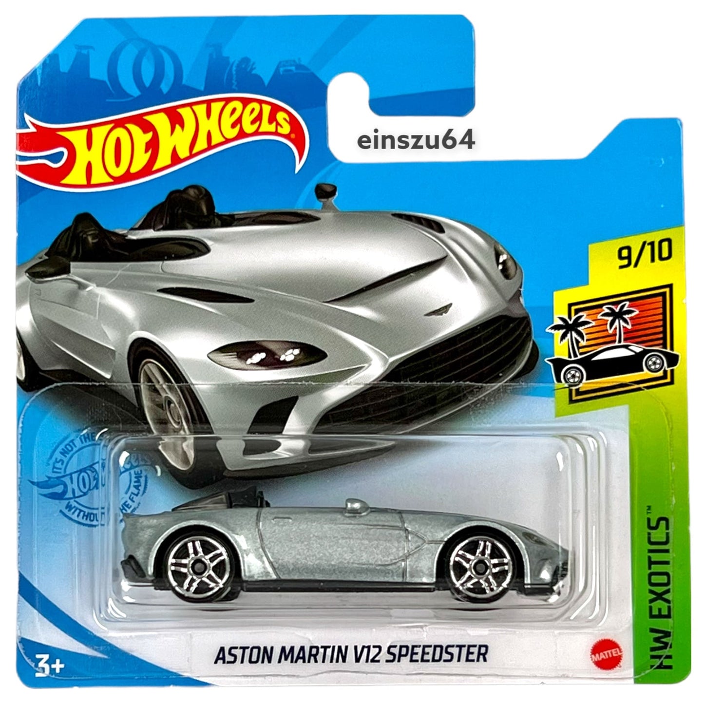 Hot Wheels 2021 - Aston Martin V12 Speedster - Exotics 9/10 - GRX58 - 243/250 - 1:64