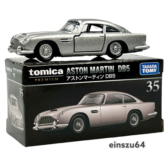Tomica  Premium - Aston Martin DB5 - No. 35 - James Bond 007 -Takara Tomy - 1:62