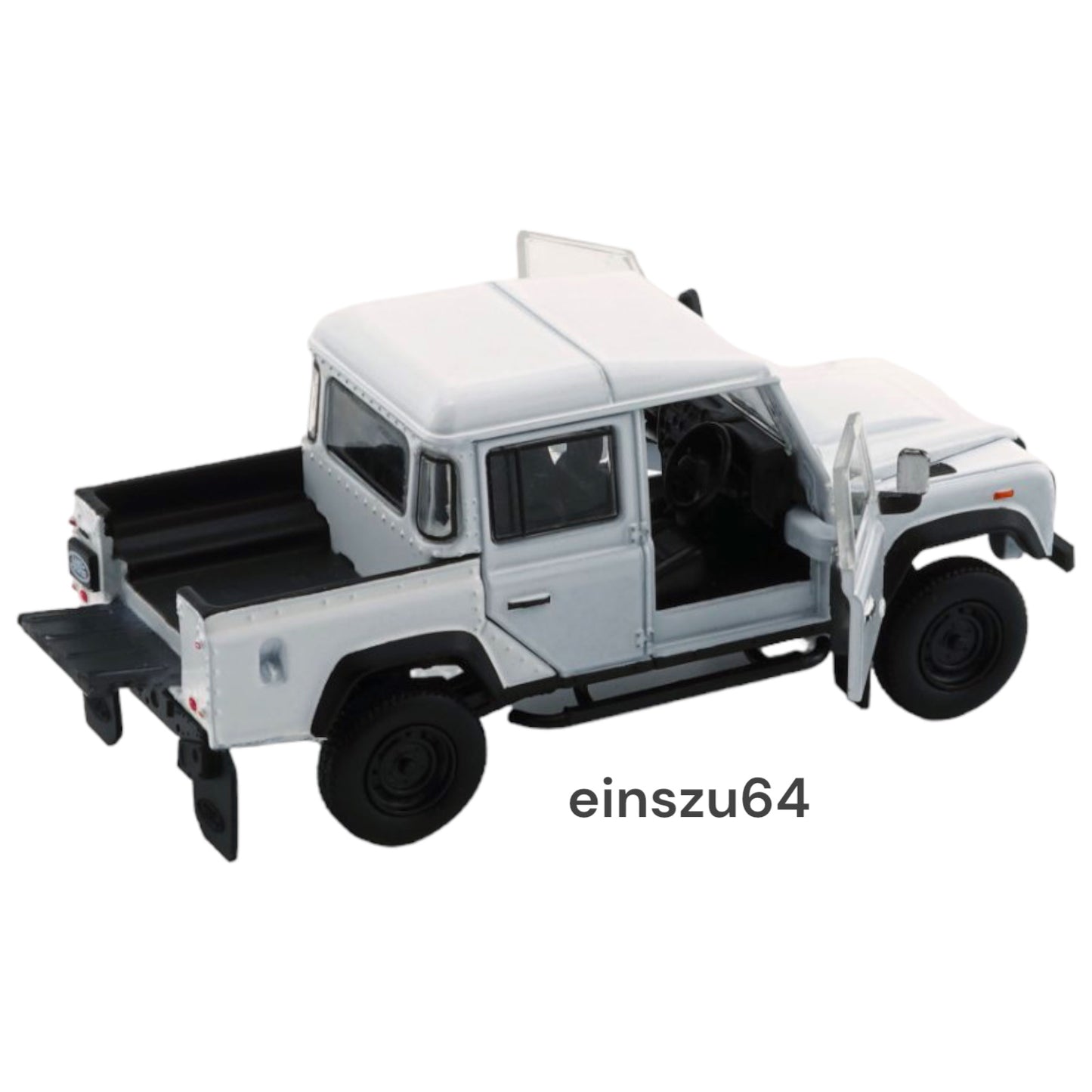 BM Creations - 2016 Land Rover Defender 110 pick-up white - 64B0199 (LHD) - 1:64