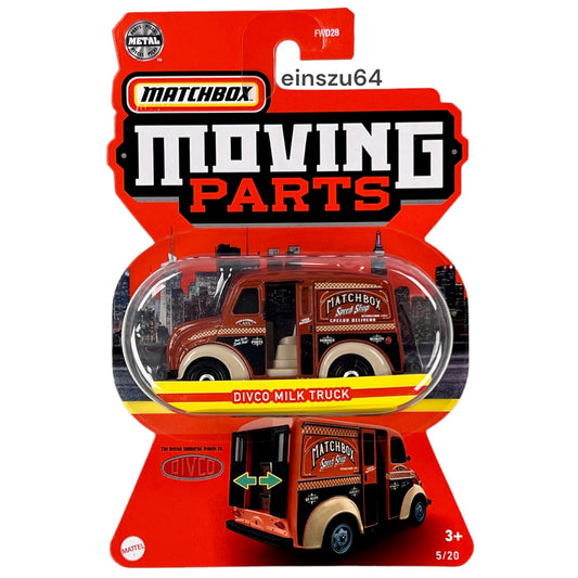 Matchbox 2022 - Moving Parts - Divco Milk Truck - GWB48 - 1:64