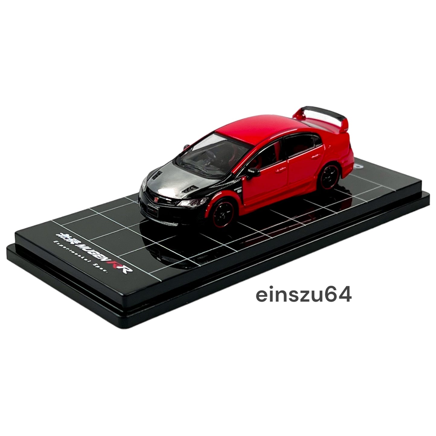 INNO64 - 2008 Honda Civic Type-RR FD2 Mugen RR red/black/grey - IN64-FD2R-RRES