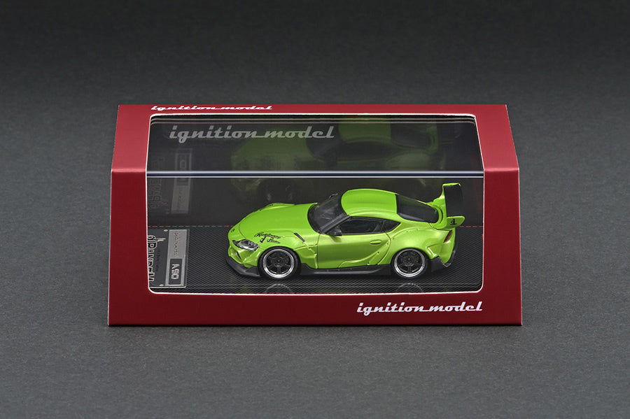 Ignition Model - Toyota Pandem Supra A90, green metallic - 1:64 - IG2336