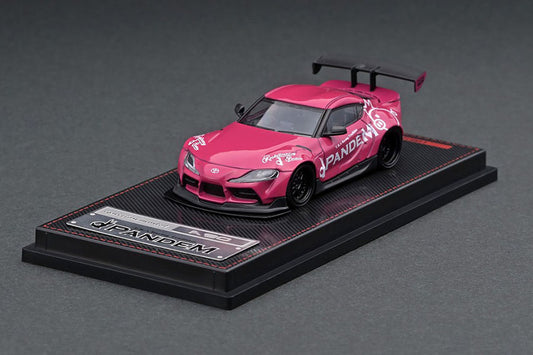 Ignition Model - Toyota Pandem Supra A90, dark pink metallic - 1:64 - IG2339