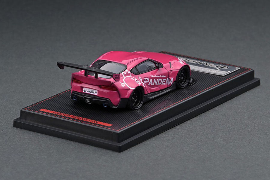 Ignition Model - Toyota Pandem Supra A90, dark pink metallic - 1:64 - IG2339