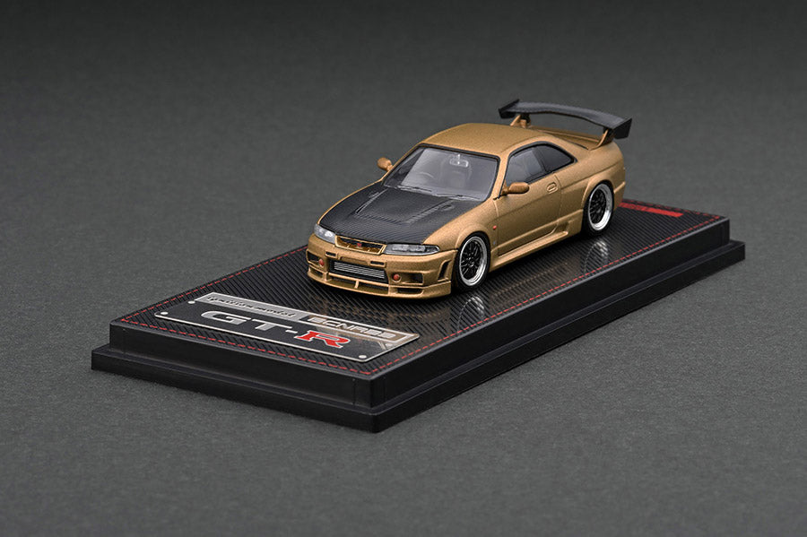 Ignition - Nissan Nismo R33 GT-R, matte gold - 1:64 - IG2509