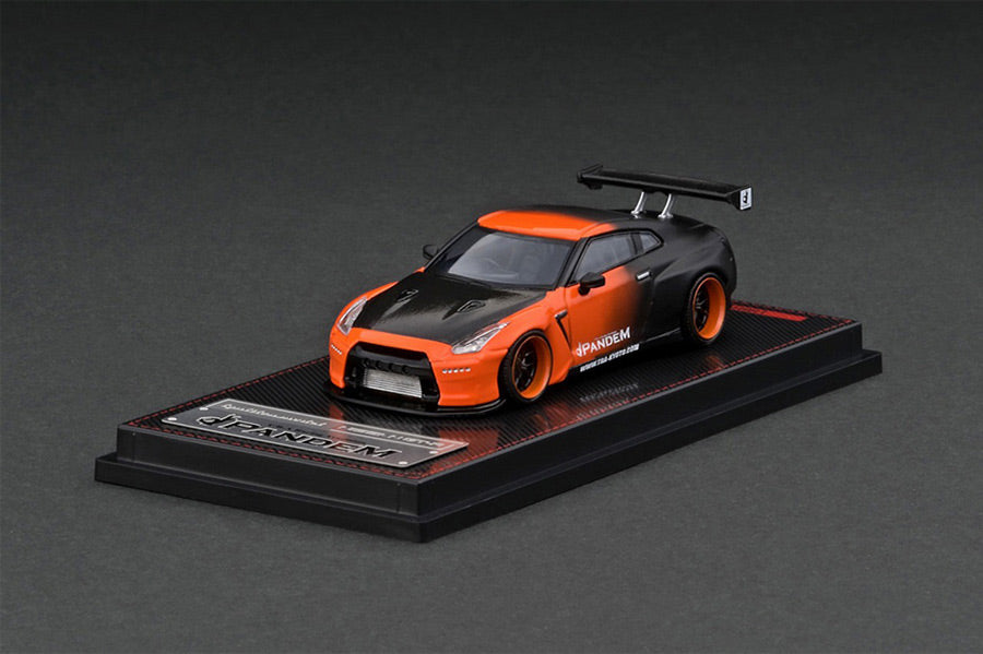 Ignition Model - PANDEM R35 GT-R - Orange / Black - 1:64 - IG2767 - Premium