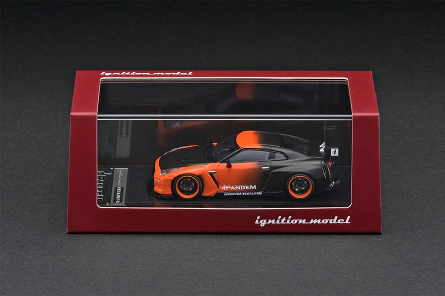 Ignition Model - PANDEM R35 GT-R - Orange / Black - 1:64 - IG2767 - Premium