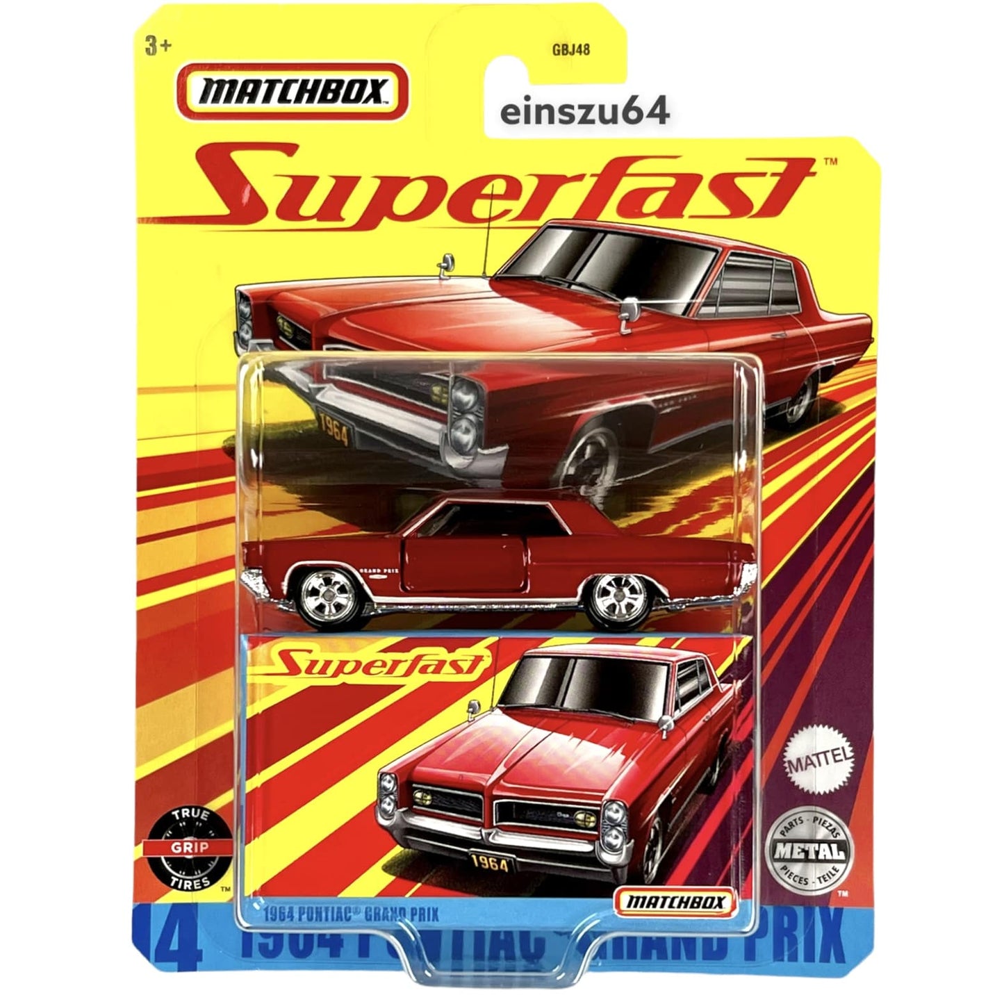 Matchbox Superfast - 1964 Pontiac Grand Prix - GYN10 - No.14