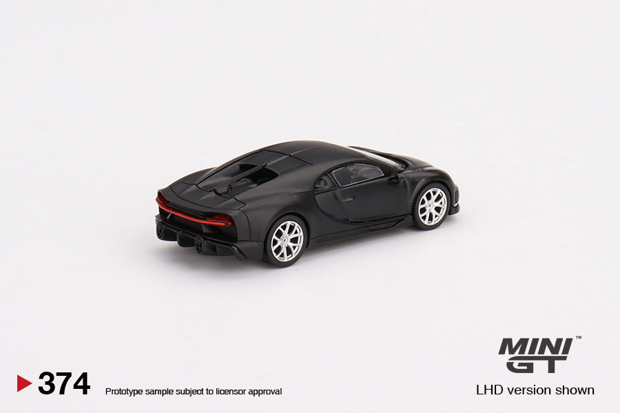 Mini GT - Bugatti Chiron Super Sport 300+ Matte Black -  MGT00374 (LHD) - 1:64