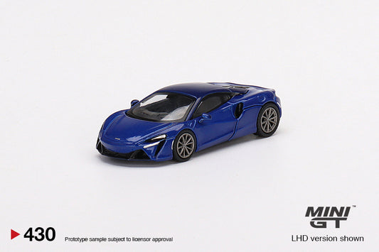 Mini GT - McLaren Artura Volcano Blue - MGT00430 (LHD) - 1:64