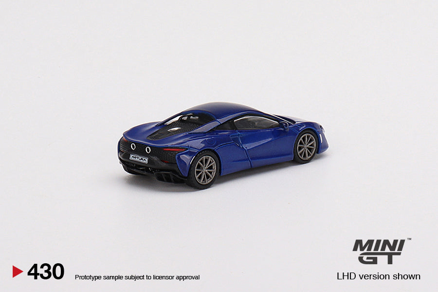 Mini GT - McLaren Artura Volcano Blue - MGT00430 (LHD) - 1:64