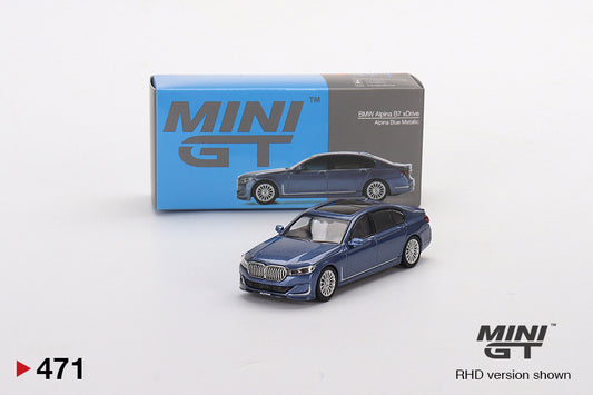 Mini GT - BMW Alpina B7 xDrive Alpina Blue Metallic - MGT00471 (LHD) - 1:64