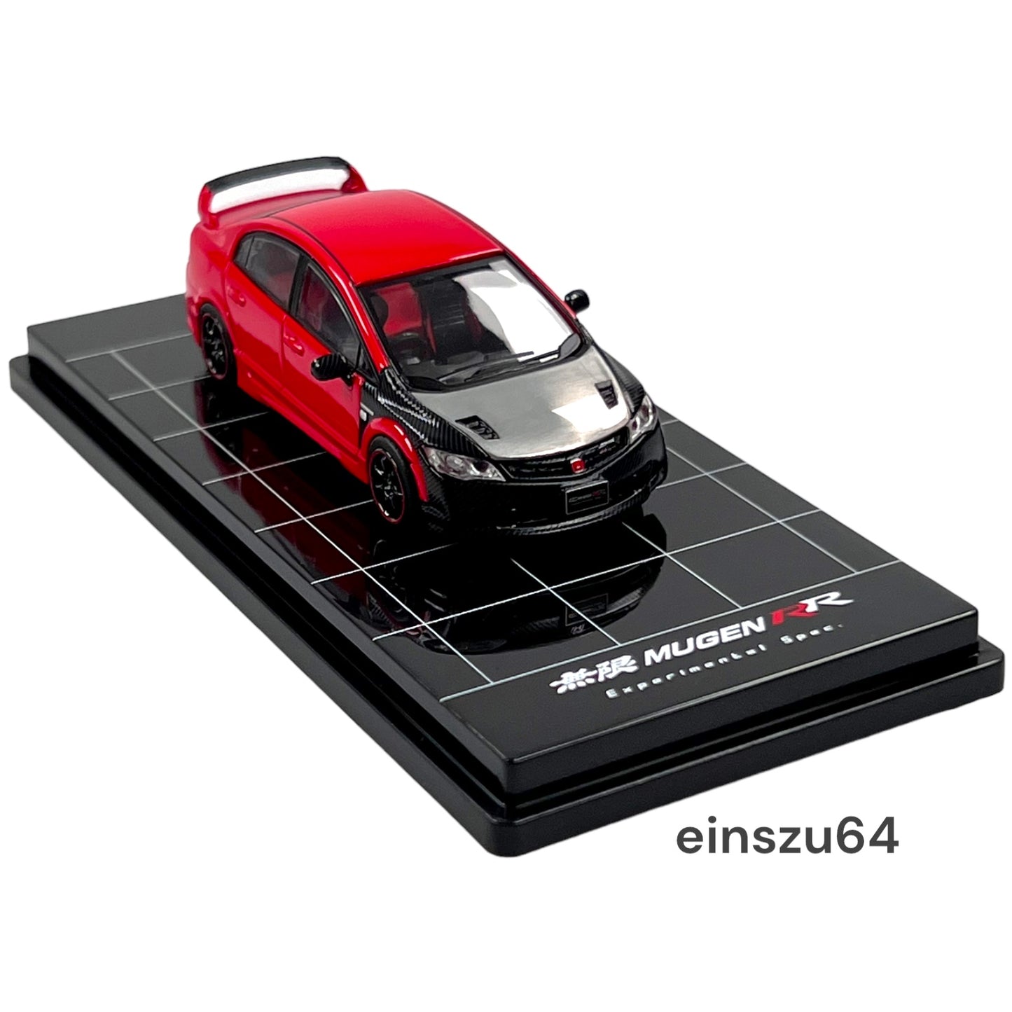 INNO64 - 2008 Honda Civic Type-RR FD2 Mugen RR red/black/grey - IN64-FD2R-RRES