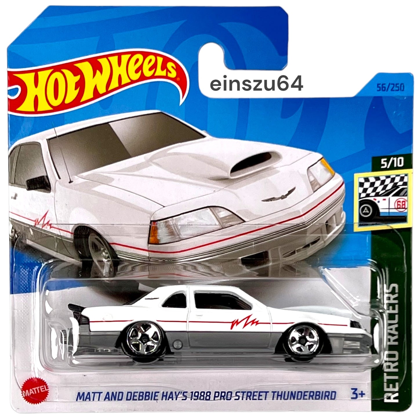 Hot Wheels 2023 - Matt and Debbie Hays 1988 Thunderbird - Retro Racers 5/10 - HKH05 - 56/250