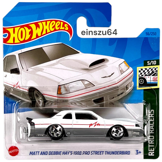Hot Wheels 2023 - Matt and Debbie Hays 1988 Thunderbird - Retro Racers 5/10 - HKH05 - 56/250