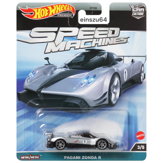 Hot Wheels 2023 - Speed Machines - Pagani Zonda R - HKC42 - 1:64 - Car Culture