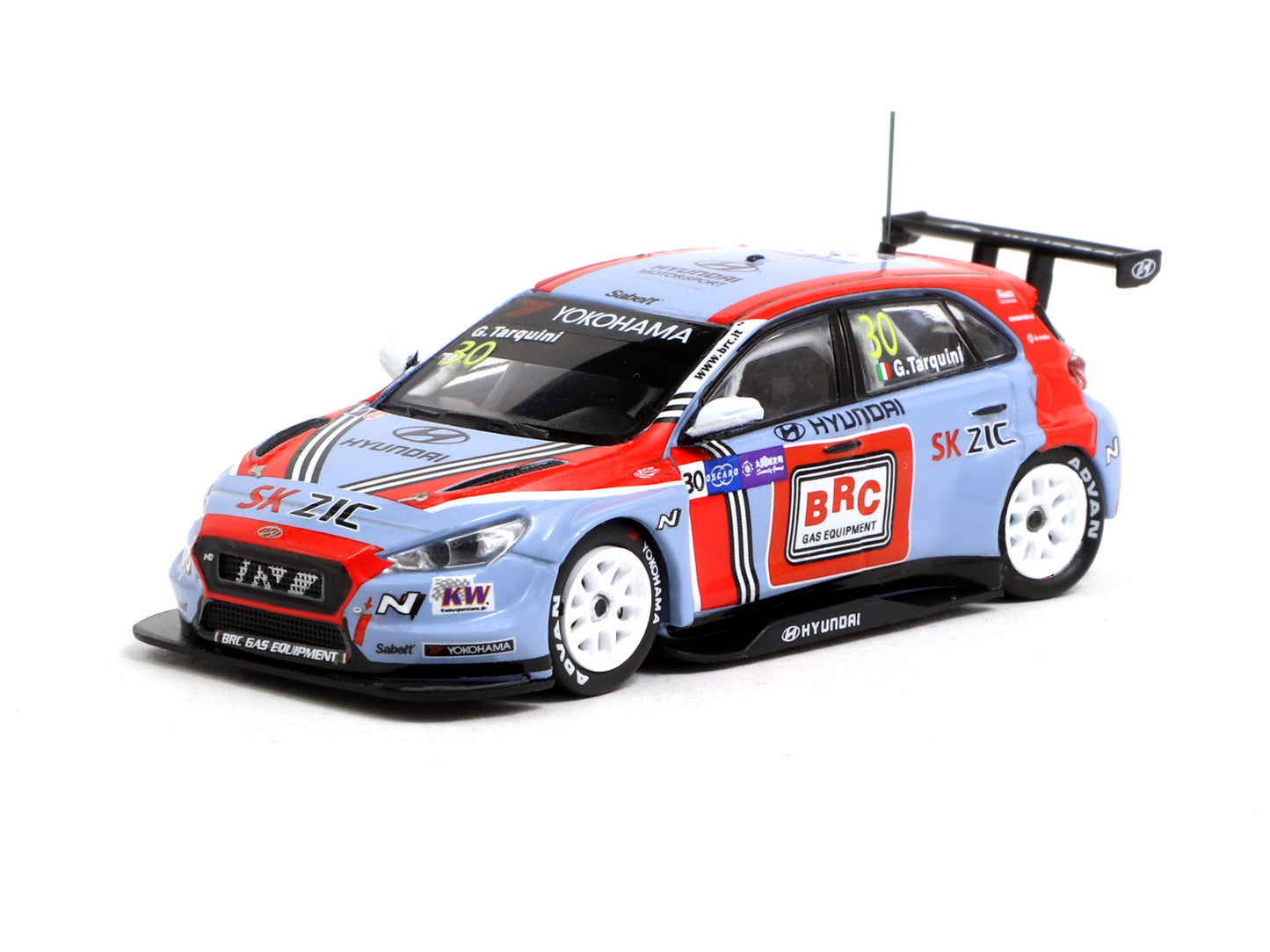 Tarmac Works -  Hyundai i30 N TCR WTCR Champion #30 - 1:64 - T64-031-18WTCR3