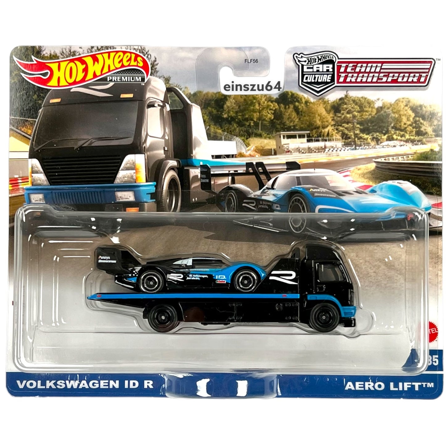 Hot Wheels 2021 - Team Transport - Volkswagen ID R & Aero Lift - #35 - GRK69 - 1:64