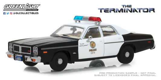 Greenlight - 1977 Dodge Monaco Police - The Terminator - 86534 - 1:43 - Hollywood