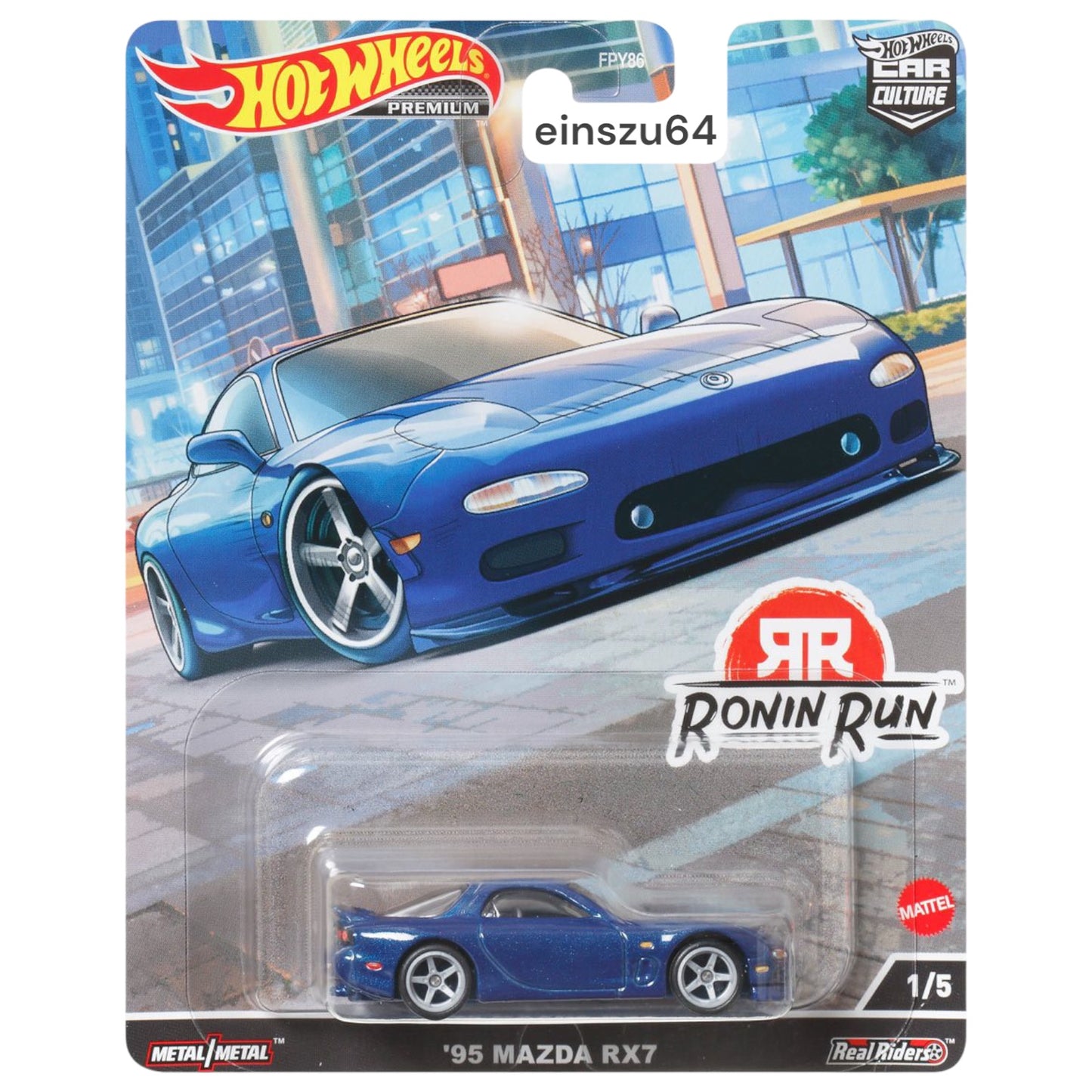Hot Wheels 2023 - Ronin Run - ´95 Mazda RX7 - HCK13 - 1:64 - Car Culture
