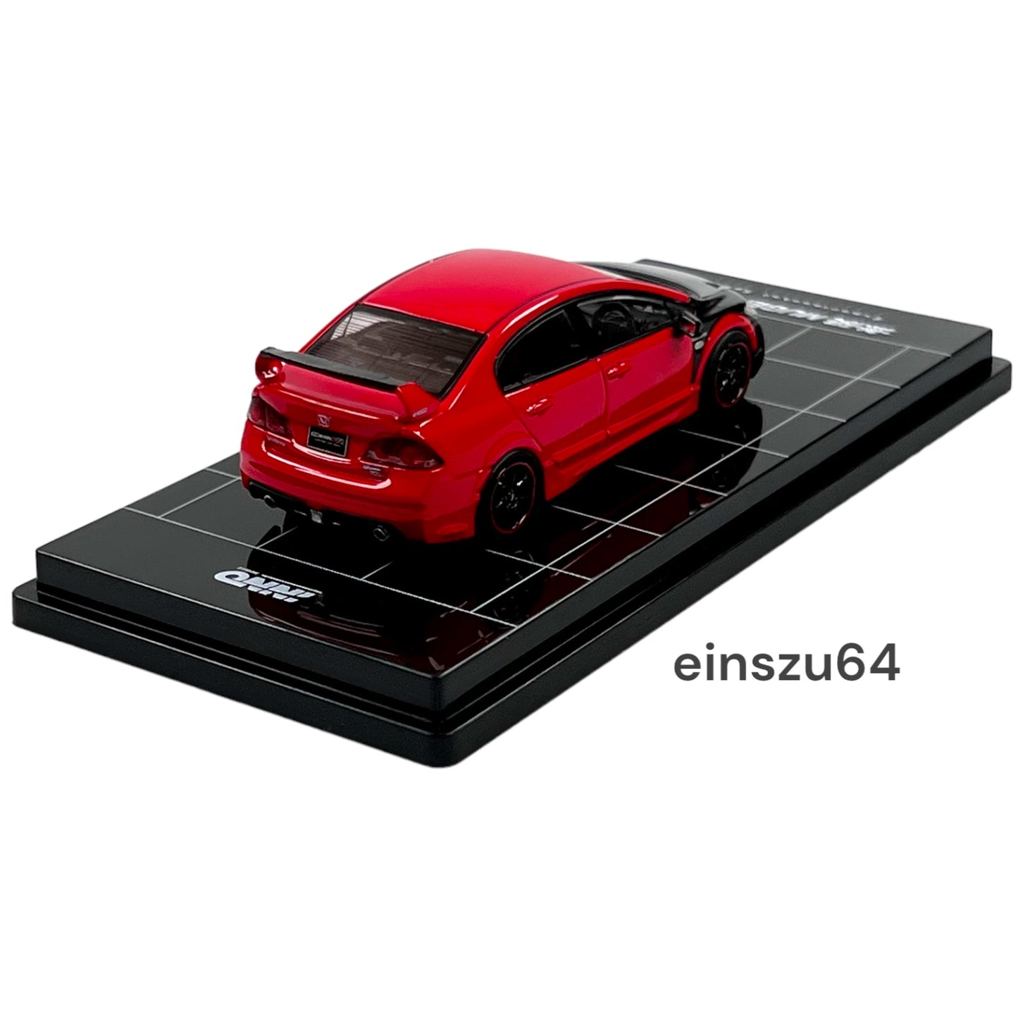 INNO64 - 2008 Honda Civic Type-RR FD2 Mugen RR red/black/grey - IN64-FD2R-RRES
